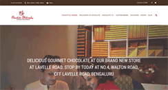 Desktop Screenshot of chocolatephilosophy.co.in